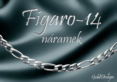 Figaro 14 - náramek nerez ocel